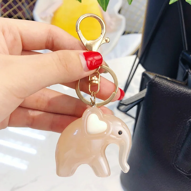 Акция, пряжка для ремня безопасности, акриловый слон, животное, брелок для детей