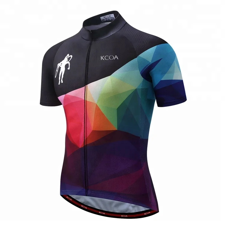 Sublimation Special Design Bike Garment Stylish Polyester Short Sleeve Cycling Jerseys