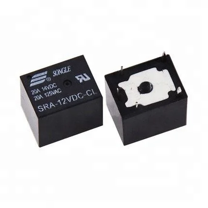 Relè SPDT 12V 20A 5 Pin SRA-12VDC CL – Montaggio PCB Universale