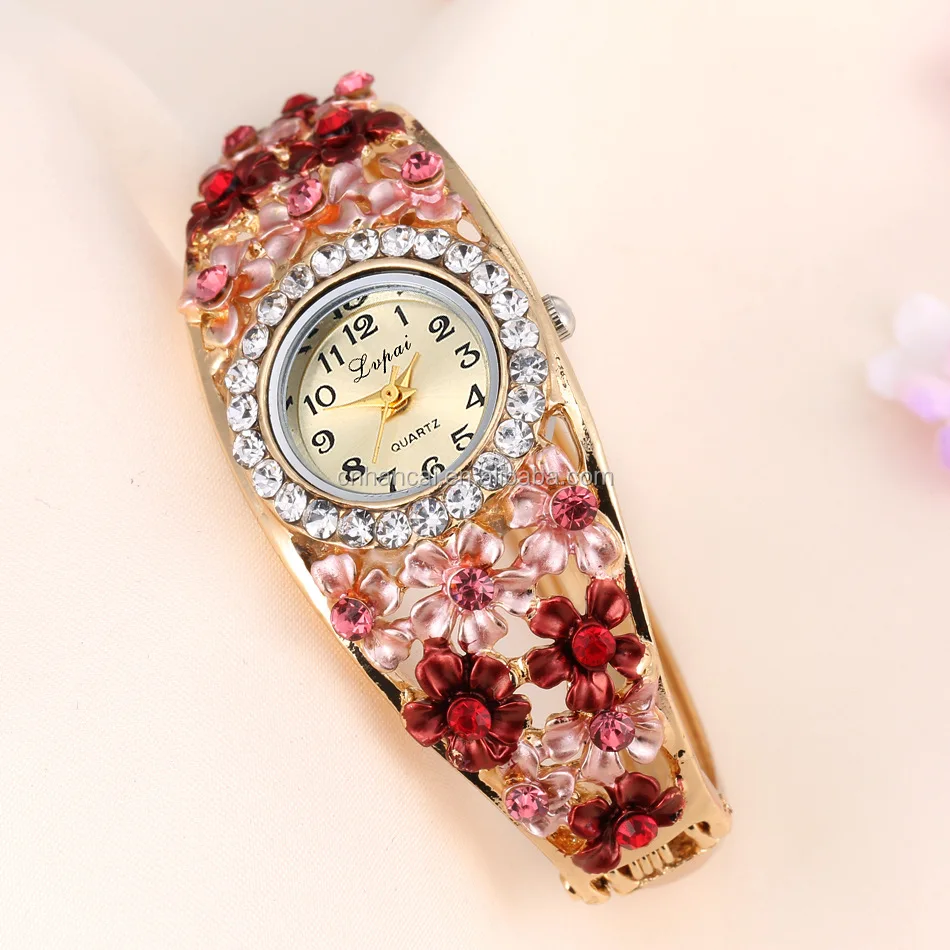 RARE Piaget vintage Ladies large watch with Jadeite dial 18kt yellow  gold  Van Rijk