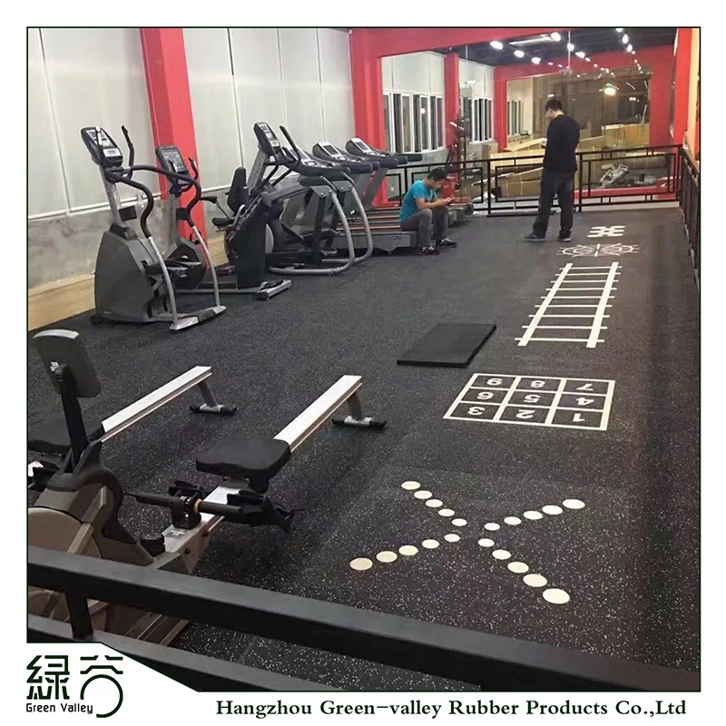 Buy Gym Rubber Flooring Rolls Tiles, Sports Equipments Rubber Mat ,Gym  Interlocking Rubber Tiles Sports Rubber Mat