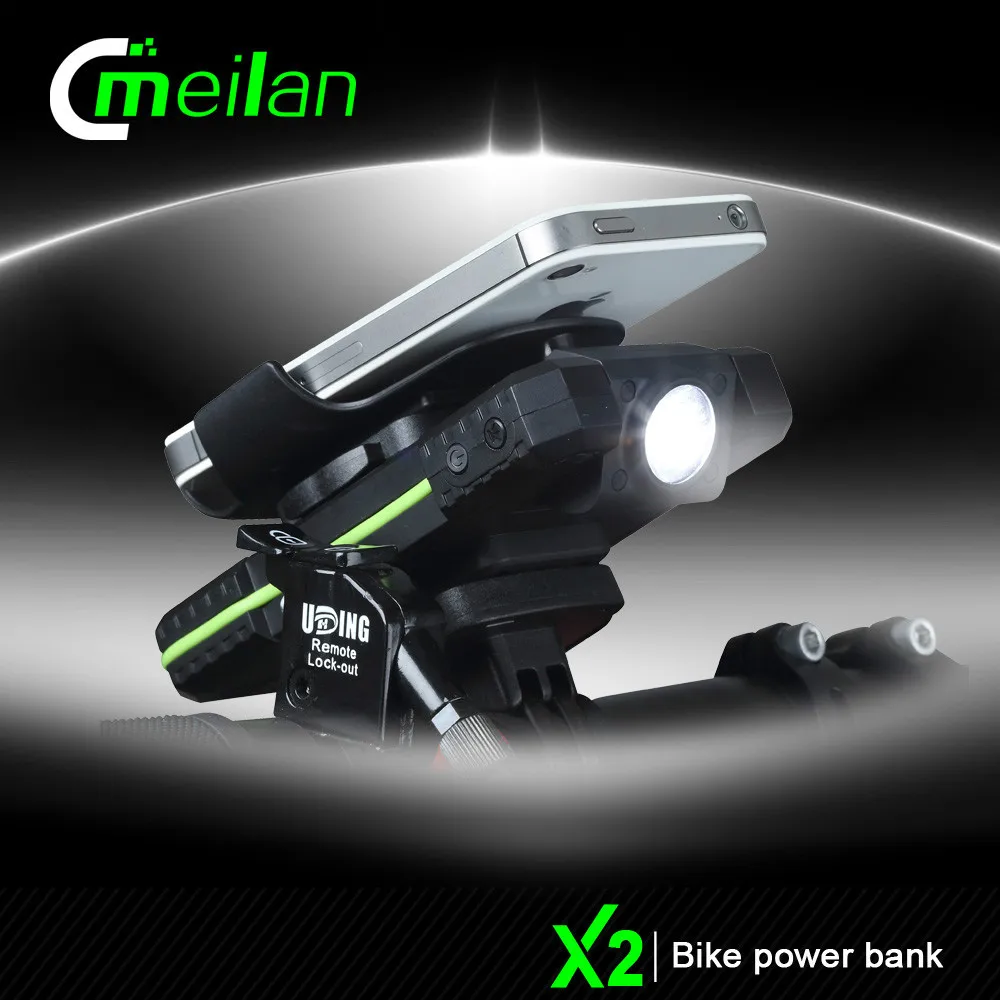Phone Holder and 5400mAh Power Bank! MEILAN Multipurpose 300 Lumen Bike Light