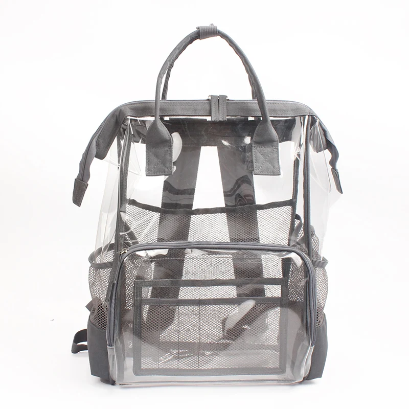 clear plastic book bag