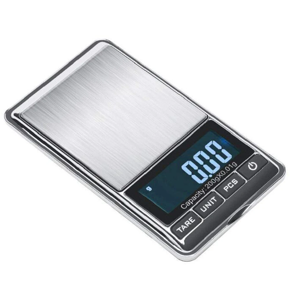 650g/0.1g Mini LCD Digital Scale Pocket Jewelry Gold Gram Weighing Balance B3E6 