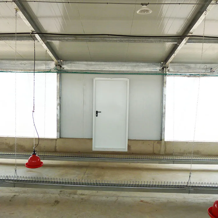 Steel Structure Building Chicken Shed Poultry Farm Mobile Chicken House