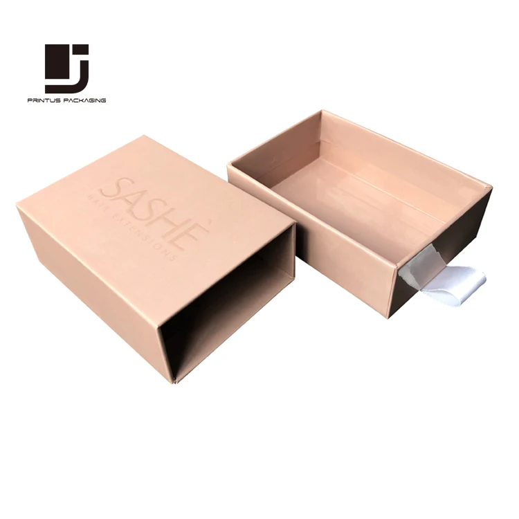 Packaging Shoe Box Pull Out Drawer Luxury Drawer Slide Out Box