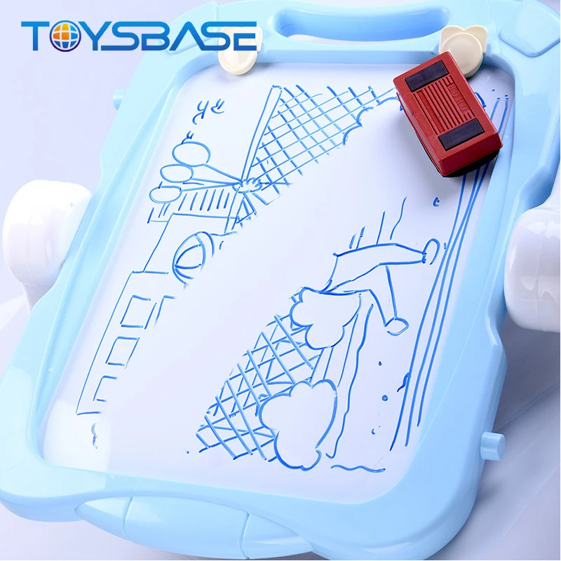 kids magnetic drawing board plastic double