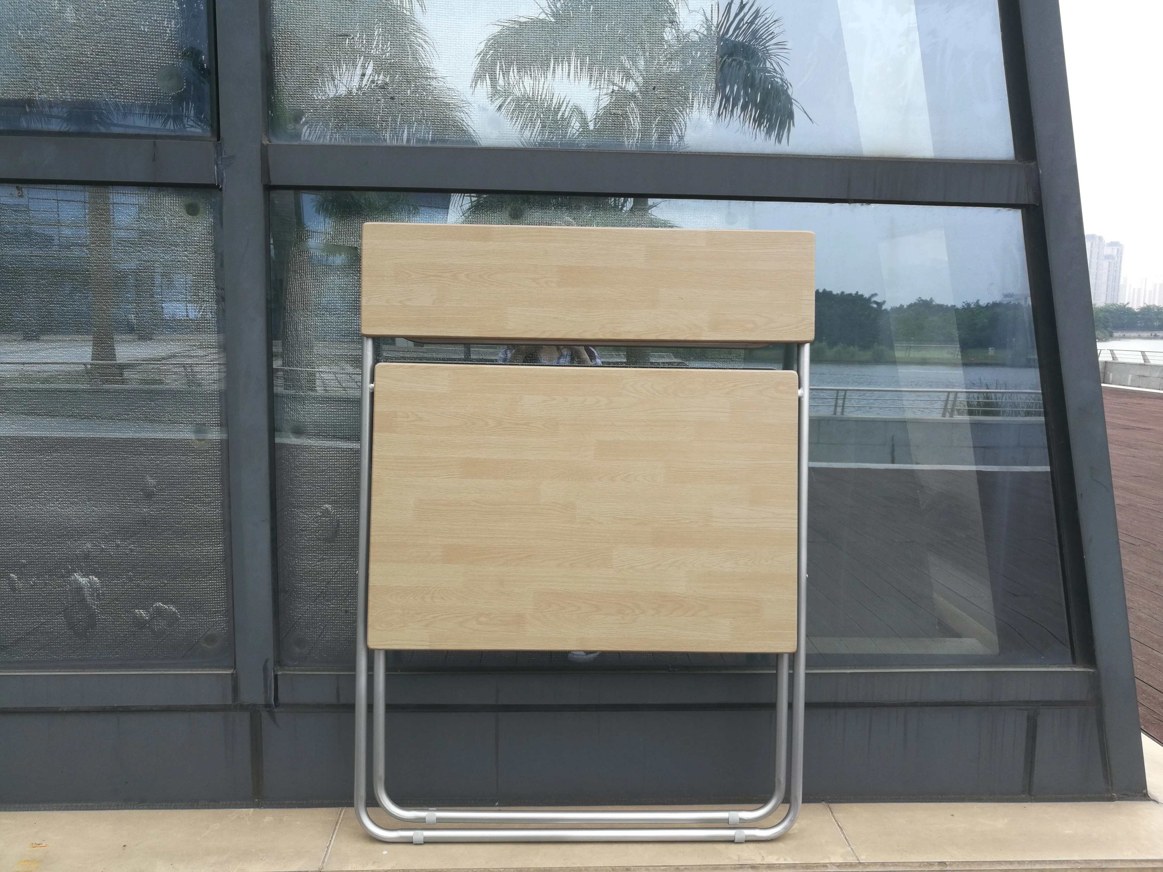 
 Готовые деревянные Топ металлические ножки складывание компьютерное стол в собранном виде складные столы с местом для хранения полки для продажи  