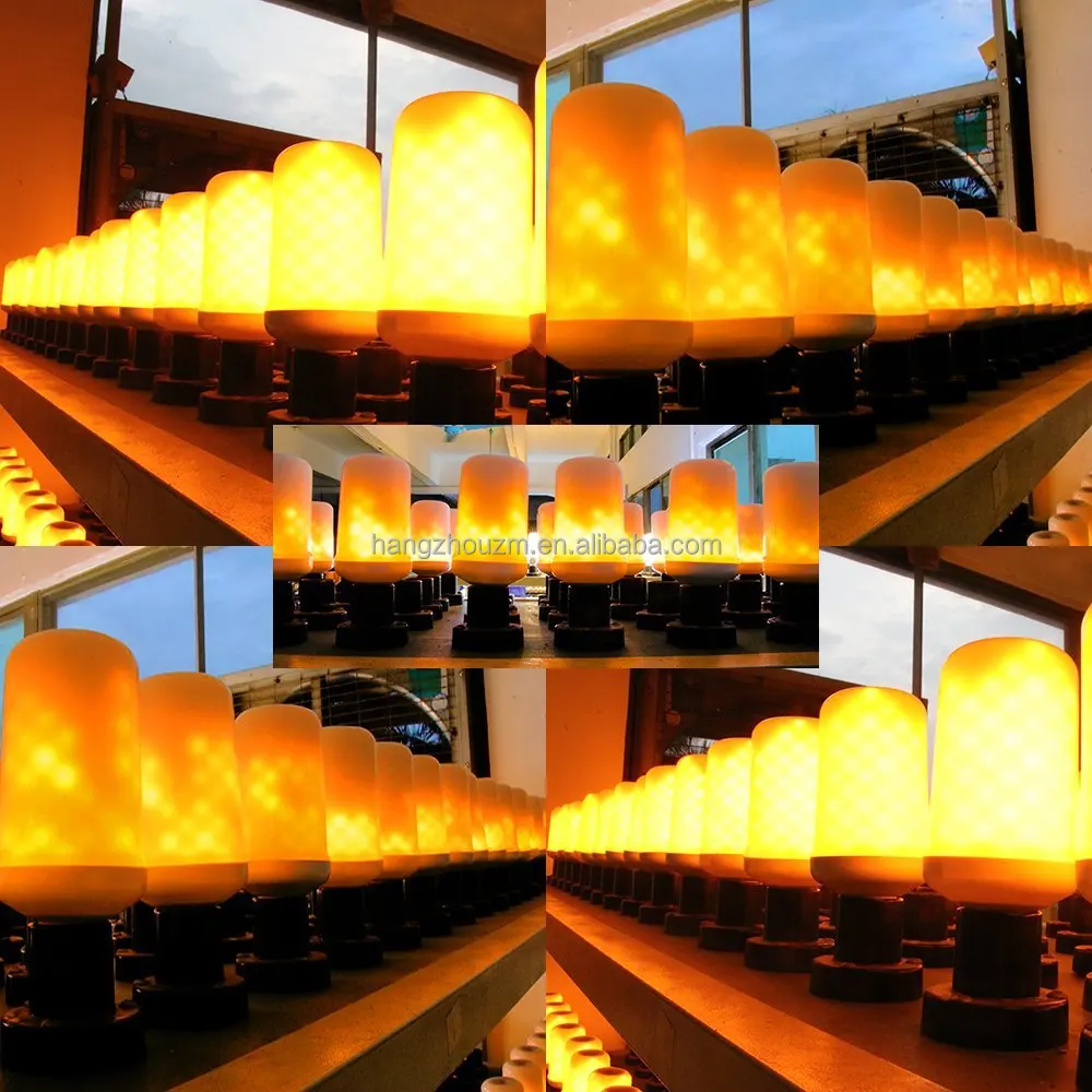 Simulated Nature Fire LED Flame Bulb E26 E27 B22 Decoration Led Fake Flame Light