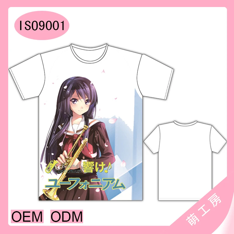 オリジナル 響け ユーフォニアム高坂麗奈 半袖tシャツ Buy Tシャツ Product On Alibaba Com