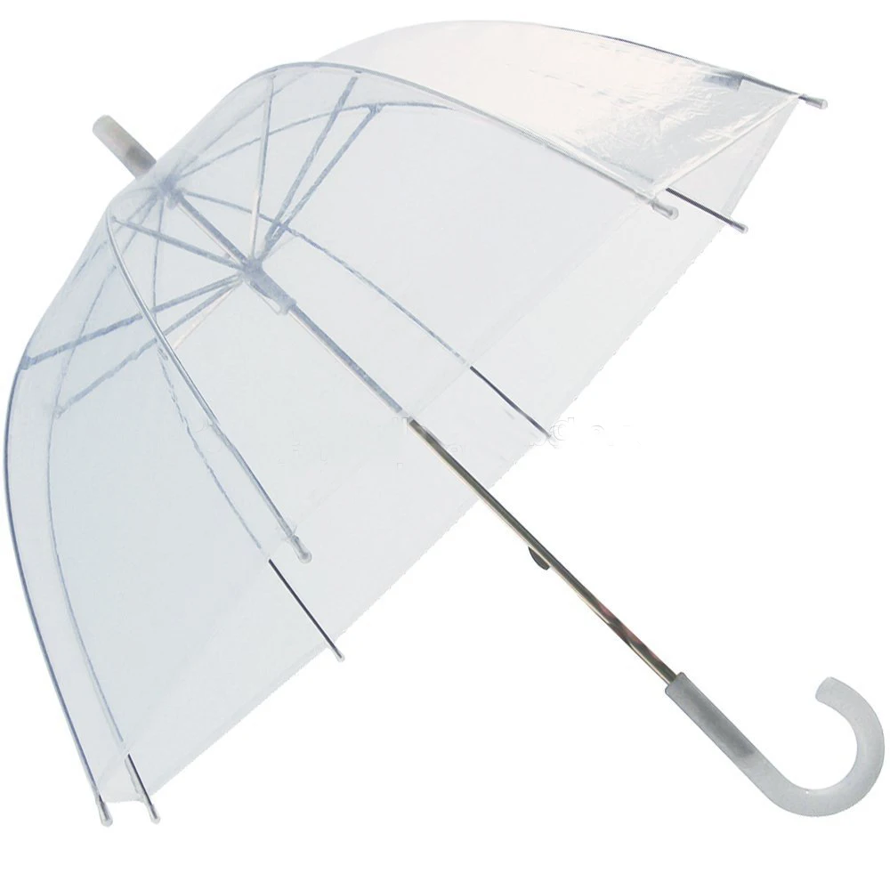 New Coming Cheapest Clear Auto Open Poe Material One Time $1 Umbrellas