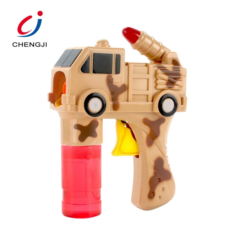 
Hot selling summer outdoor battery operated plastic electric kids soap bubble gun 