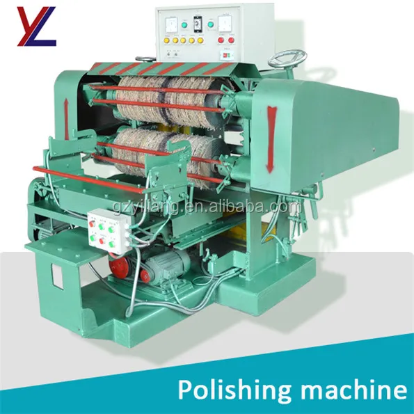 spoon lapping polisher double shaft polishing machine for both sides
