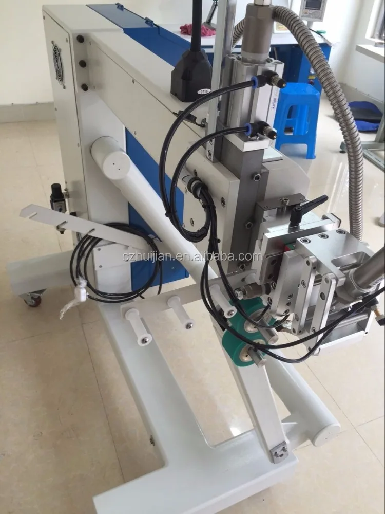 
 Double arm Hot air seam sealing machine  
