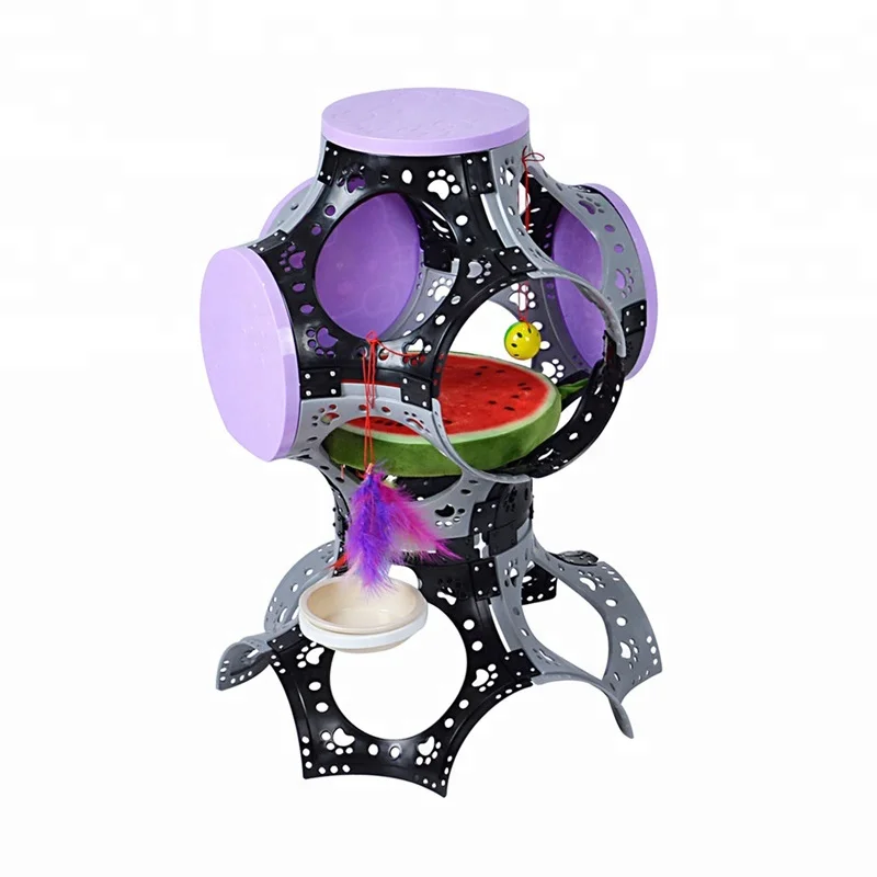 Бытовые Пластиковые складные моющиеся Игрушечные Мячи «сделай сам» для кошек и замков