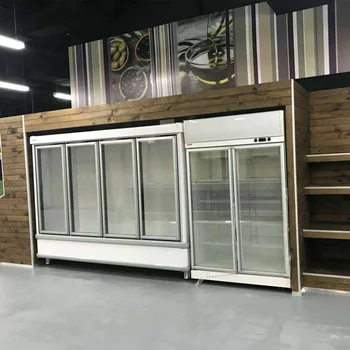 2透明ガラスドア業務用冷蔵庫中古花冷蔵庫| Alibaba.com