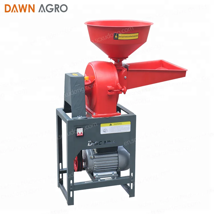DAWN AGRO  Small Automatic Rice Wheat Flour Mill Machine Grinding Turmeric Chili for Home Use