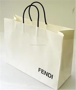 Elegant Luxury Boutique Shopping Gift Bags Customized White Paperboard with Ribbon Handles for Packing Luxury Brand Logo
