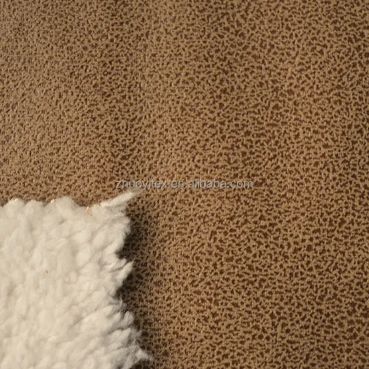 100 Polyester Sherpa Suede Fabric For Garment Or Blanket Buy Suede