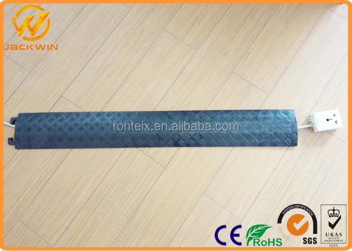 1000mm Yellow or Black Flexible Floor Event Plastic 1 Channel Cable Tray -  China Cable Tray, Cable Protector