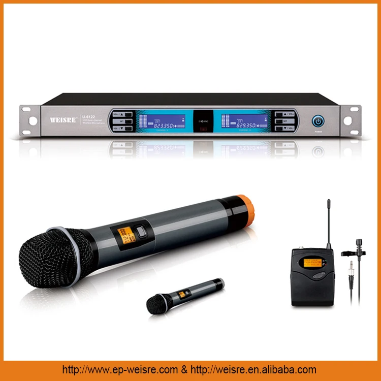 UHF Handled Vocal Artist Wireless Microphone - High Sound Quality