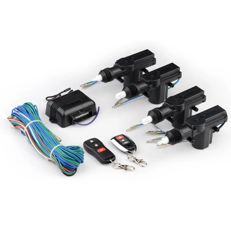 Remote Car Central Locking System 2/4 Doors Car Central Lock System With Built-In Engine Killer Relay