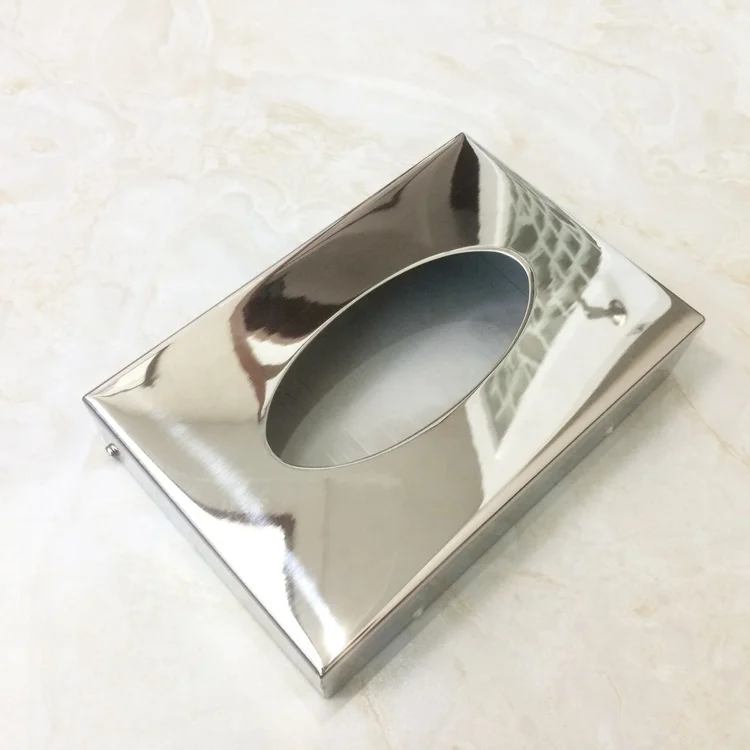 Качественная коробка для салфеток домашнего использования и отеля из нержавеющей