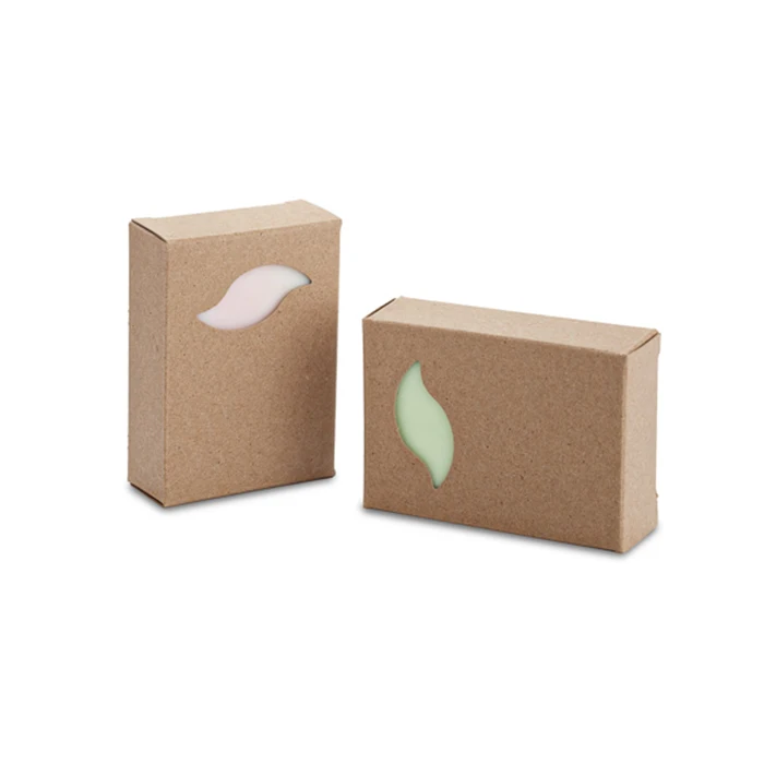 Custom kraftpaper cardboard soap packaging gift box