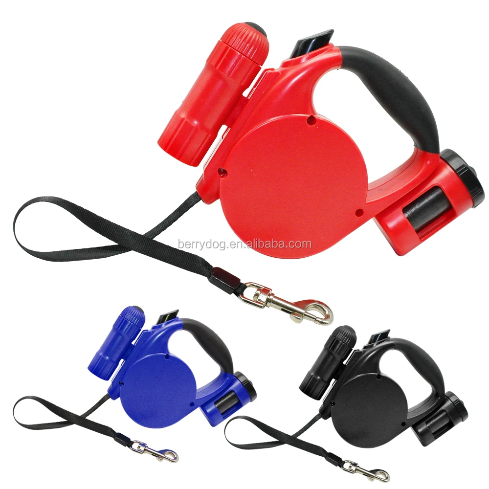 led retractable dog leash