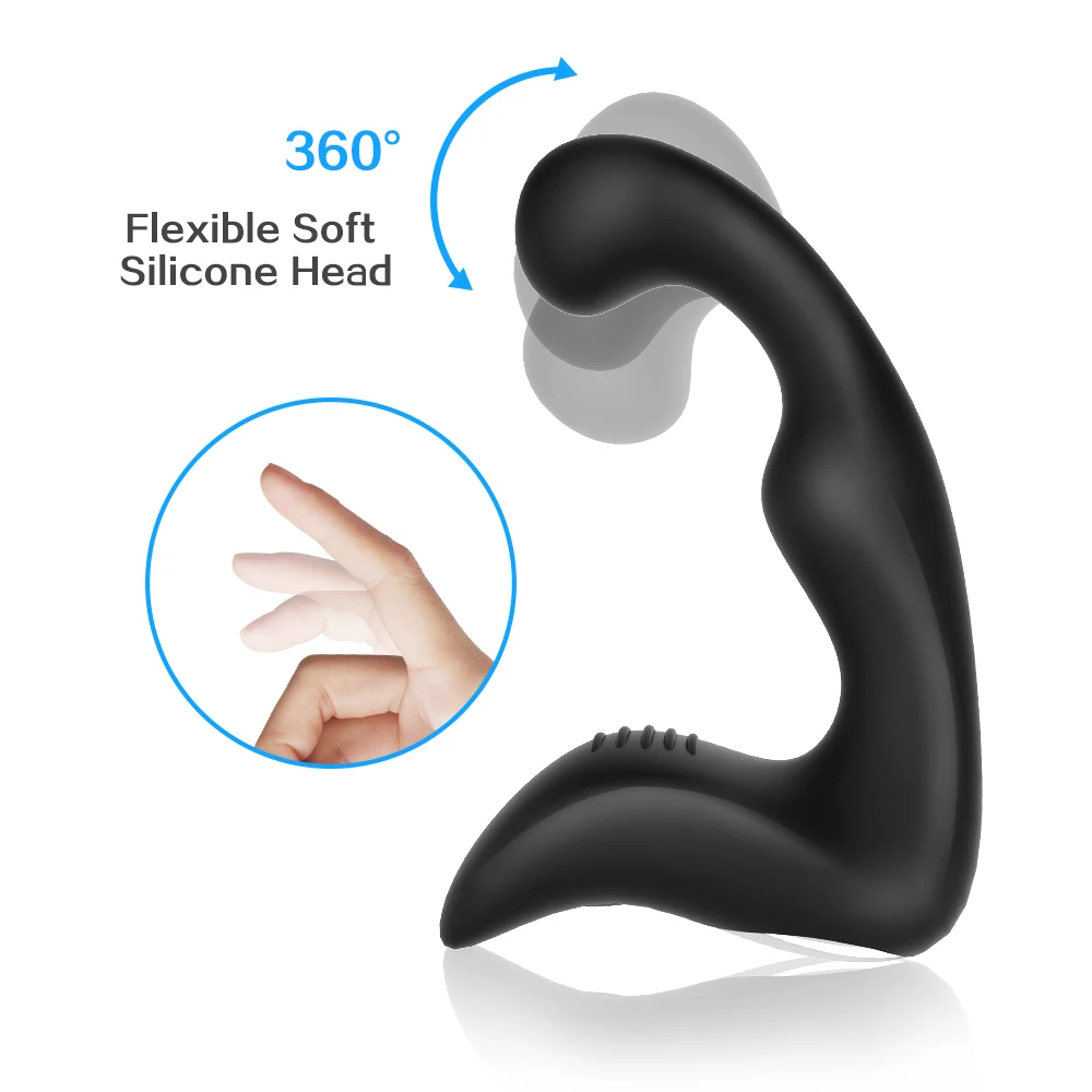 Source S-HANDE Waterproof Electric Black Silicone Vibrating Prostate massager for Men Homemade anal sex toy on m.alibaba photo