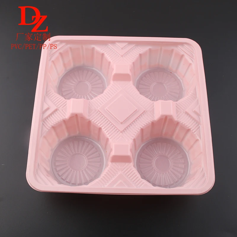 Eco-friendly Disposable 4 Cups Paper / Plastic Cup Holder paper for Take Away Drink