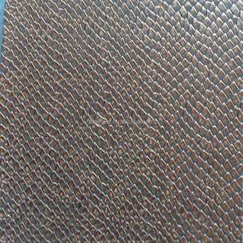 Fish Scale Design PU Leather for Making Bags and Shoes