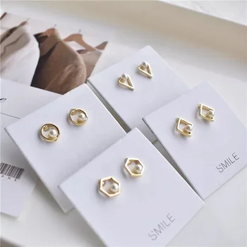 Hot Sale Custom Logo Pure White Plastic PVC Earring Card Jewelry Display Card Holder Necklace Packaging Card with Logo