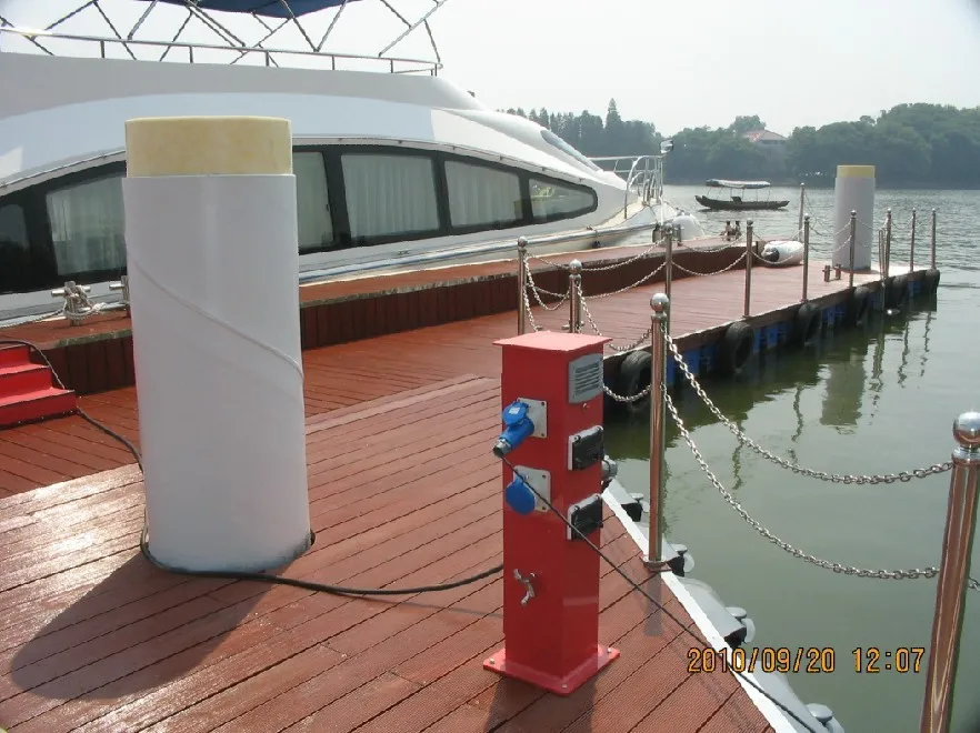 Light Weight Marina Dock Steel Structure Floating Docks
