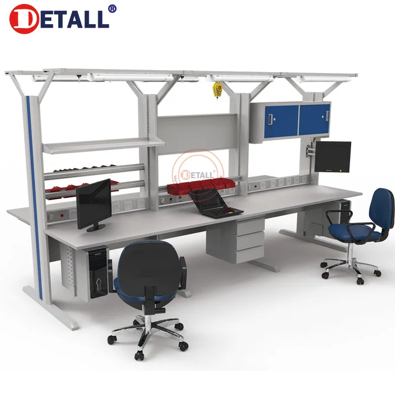 Detall Directly Factory Offer Adjustable ESD Laboratory Electronic Lab Work Bench