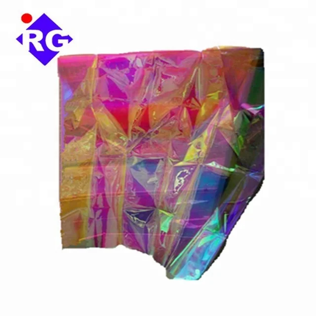 Royal Dichroic Iridescent 18 Microns Transparent Film Cellophane for Packing Material and Wrapping Paper