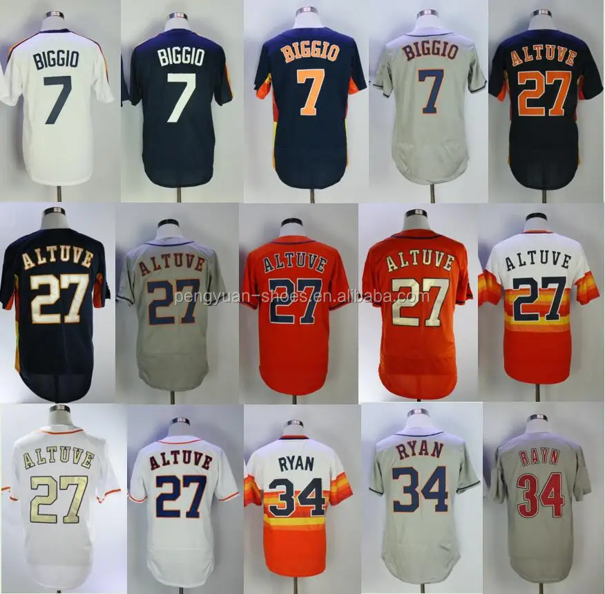 SimplyMarieByLisa Astros Jersey. Can Be Customized with Your Favorite Players Name and Number. Unisex Fit.
