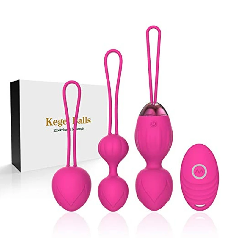 Amazon Recommend Silicone Tighted Vagina Exercises Woman Beginner Sex Toys Vibrating Kegel Balls Remote Control Eggs Vibrator