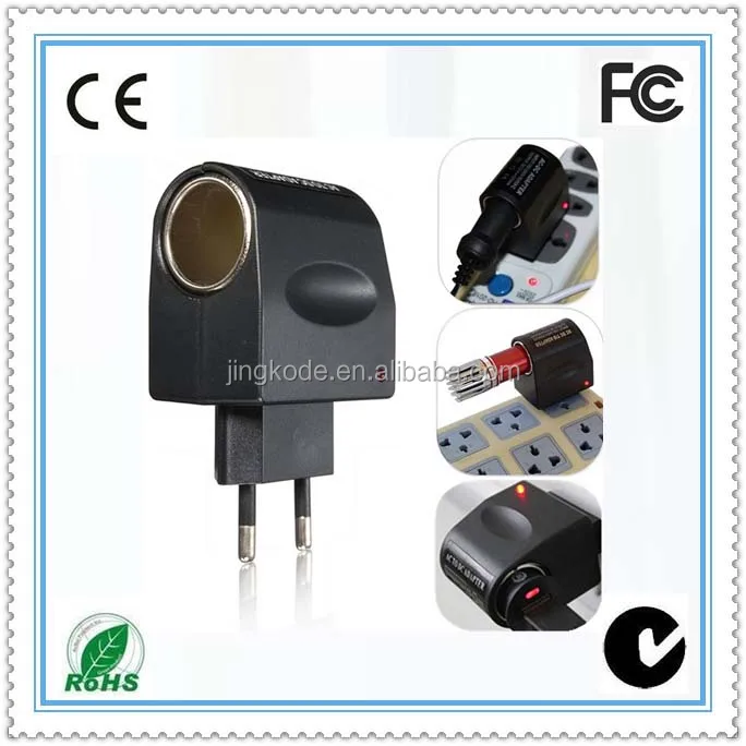 
 Бытовой от 220 В до 12 в прикуриватель автомобильный преобразователь питания Автомобильная розетка  