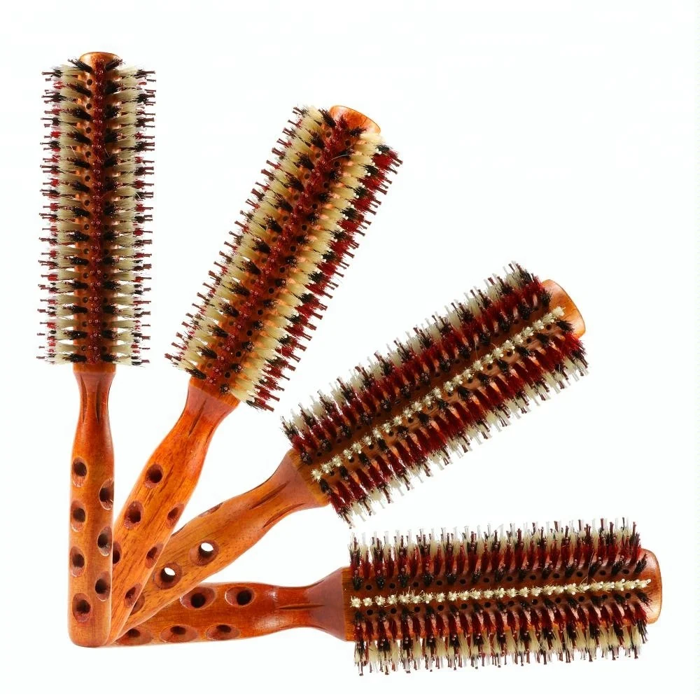 Heat Resistant Nylon Comb Boar Bristle Wooden Hair Brush - Buy Wooden Hair  Brush,Wooden Hair Comb,Boar Bristle Hair Brush Product on 