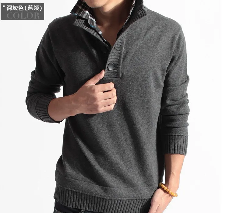 four button sweater