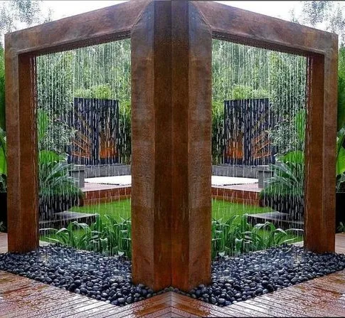 Chinese Garden Decor Large Outdoor Decor Water Fountain Drawing