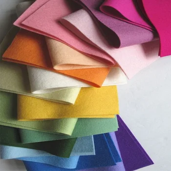 2mm 3mm 5mm thick colorful craft polyester non woven felt