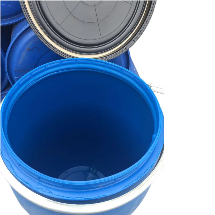 Синий пластиковый барабан с открытым верхом 30L 50L 60L 120L