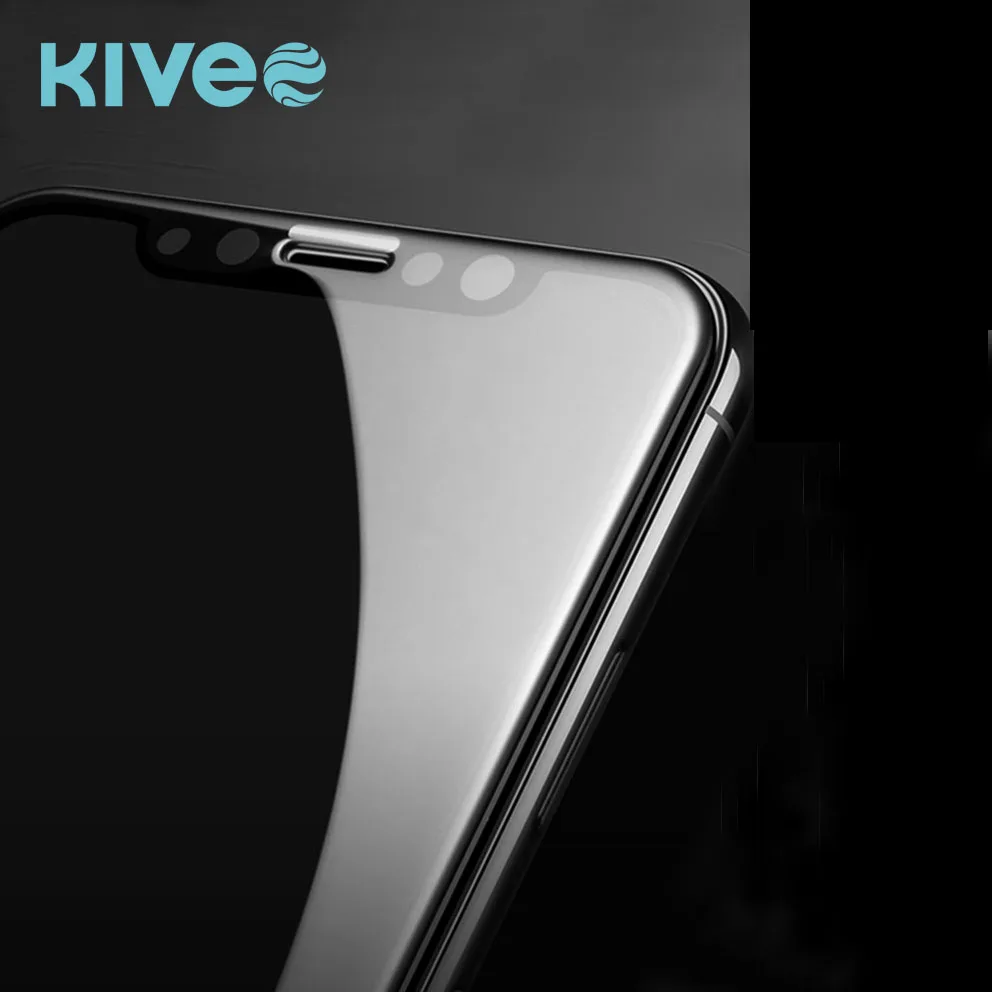 Изготовление на заказ 4D полное покрытие мобильный телефон закаленное стекло Screen Protector Для iPhone X