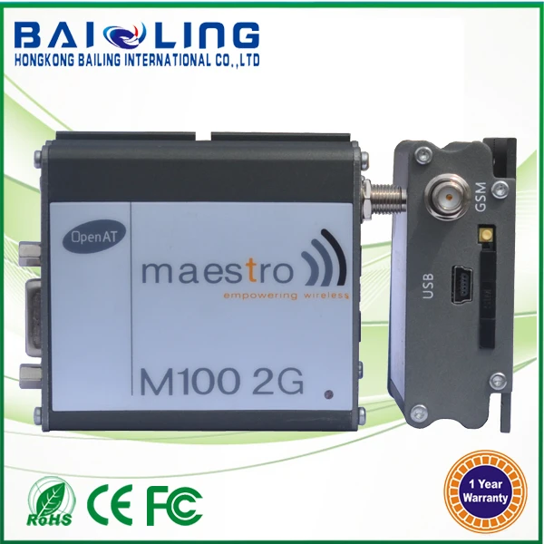Беспроводной модем Maestro M100 3G Wavecom RS232 TCP/IP FTP OPEN AT