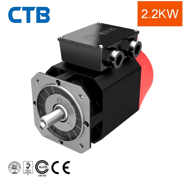 AC Servo 22Kw 6000rpm High Speed Milling Motorized Spindle Motor for Lathe for CNC Milling Machine Asynchronous Motor