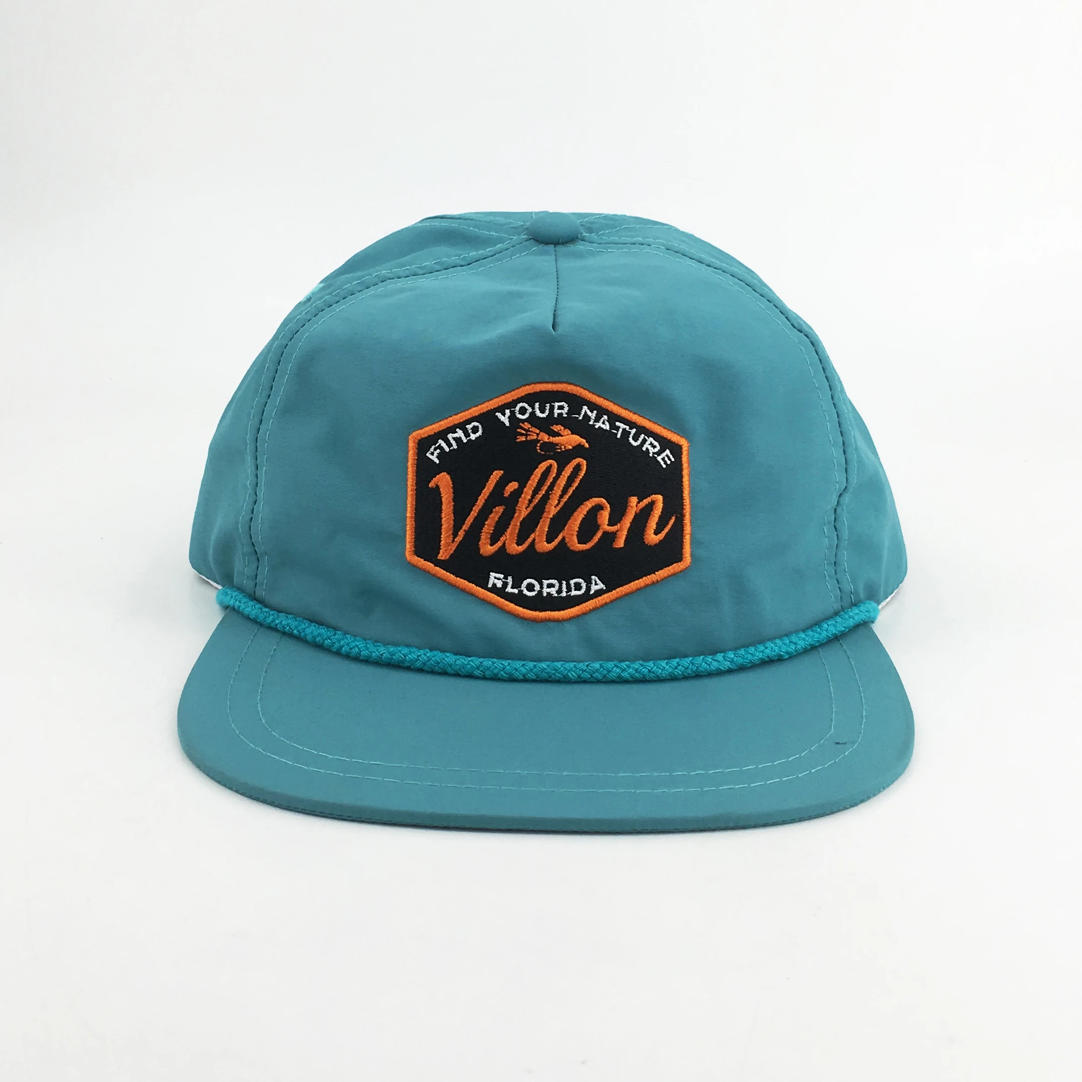 nylon strapback hat