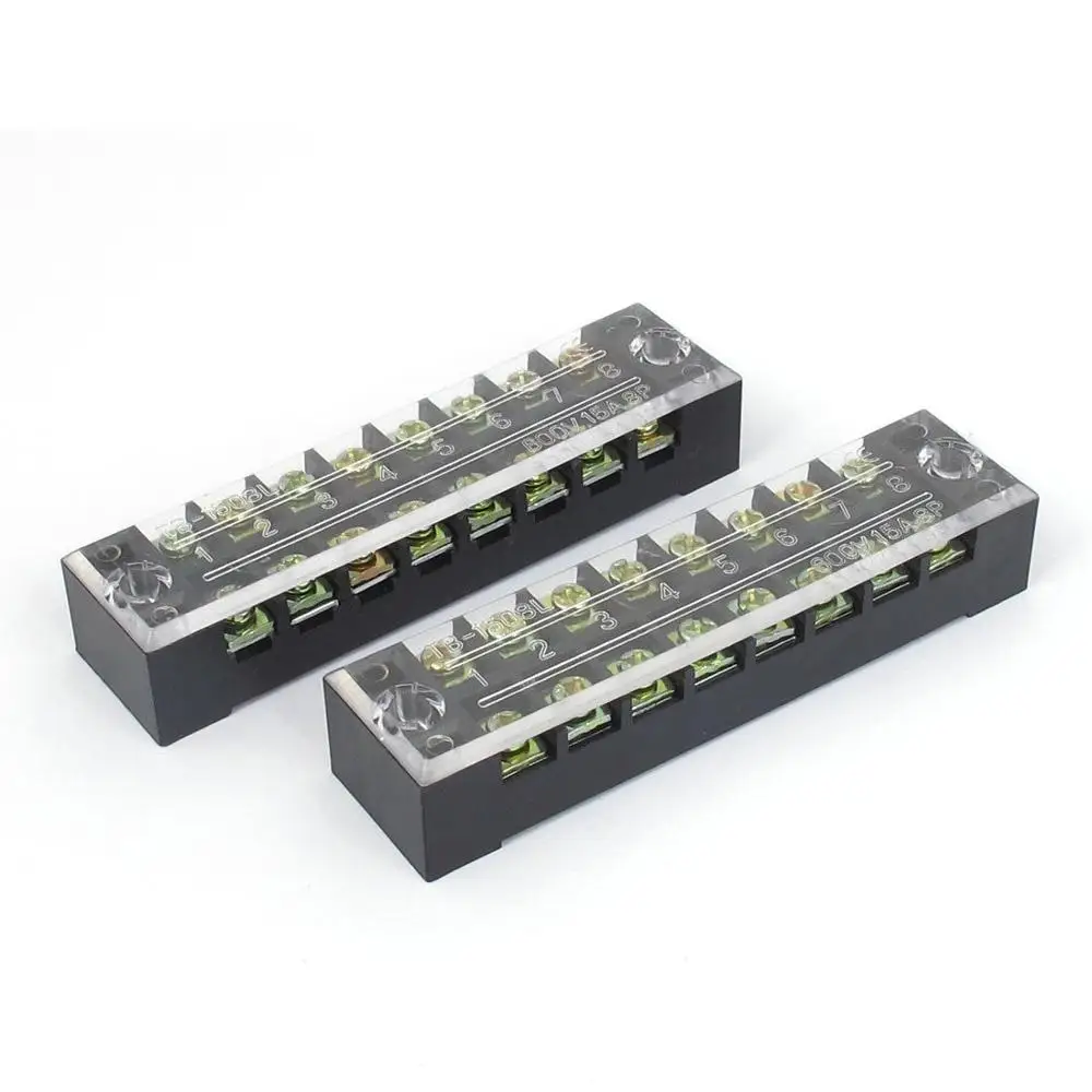 TB ELECTRICAL WATERPROOF SCREW WIRE CONNECTOR PCB BRASS BARRIER STRIP TERMINAL BLOCK