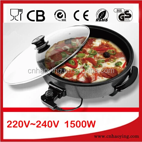 Buy Wholesale China Non-stick Coating Electric Pizza Pan/ Electric Pan/ Electric  Frying Pan & Electric Frying Pan at USD 11